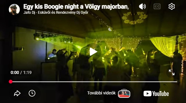 Fergeteges esküvői buli a Völgy Majorban, Verőcén! | Jafo DJ
